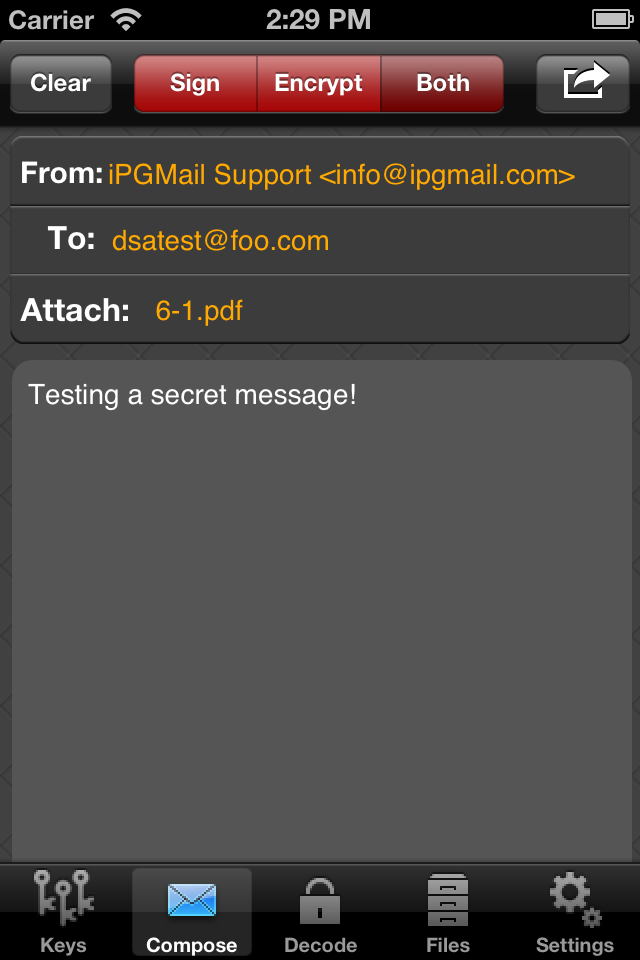 iPhone Screenshot 1